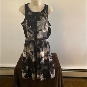 Mossimo medium black and white dress NWT